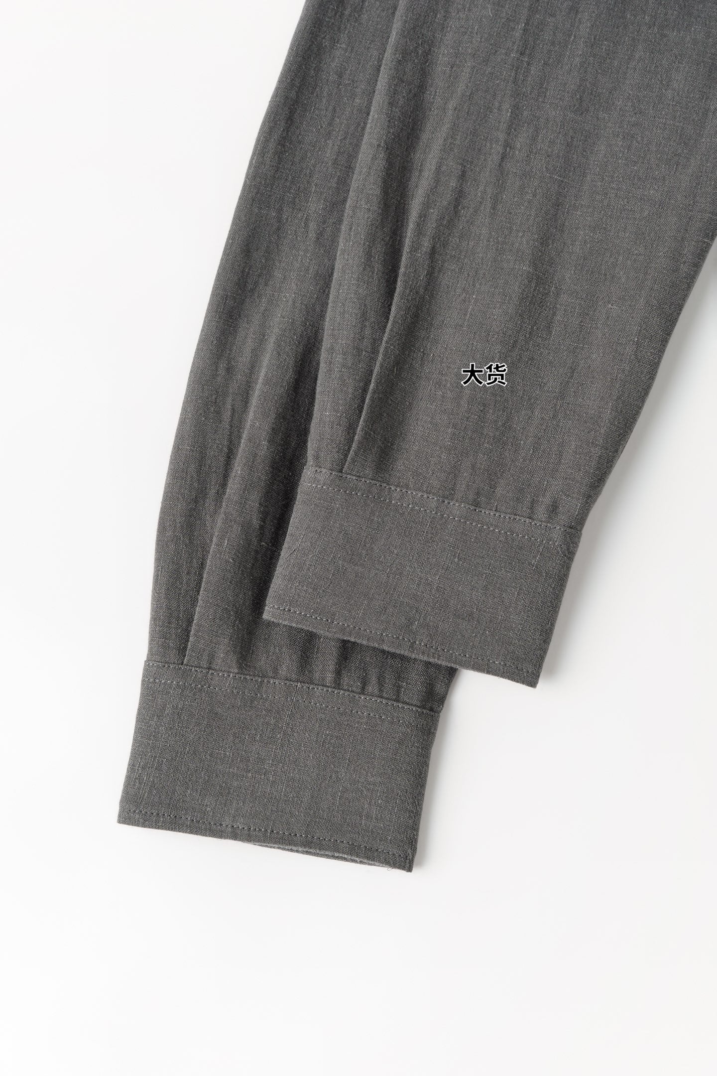 Brunello c Men’s Linen Easy Fit Shirt with Crête Details