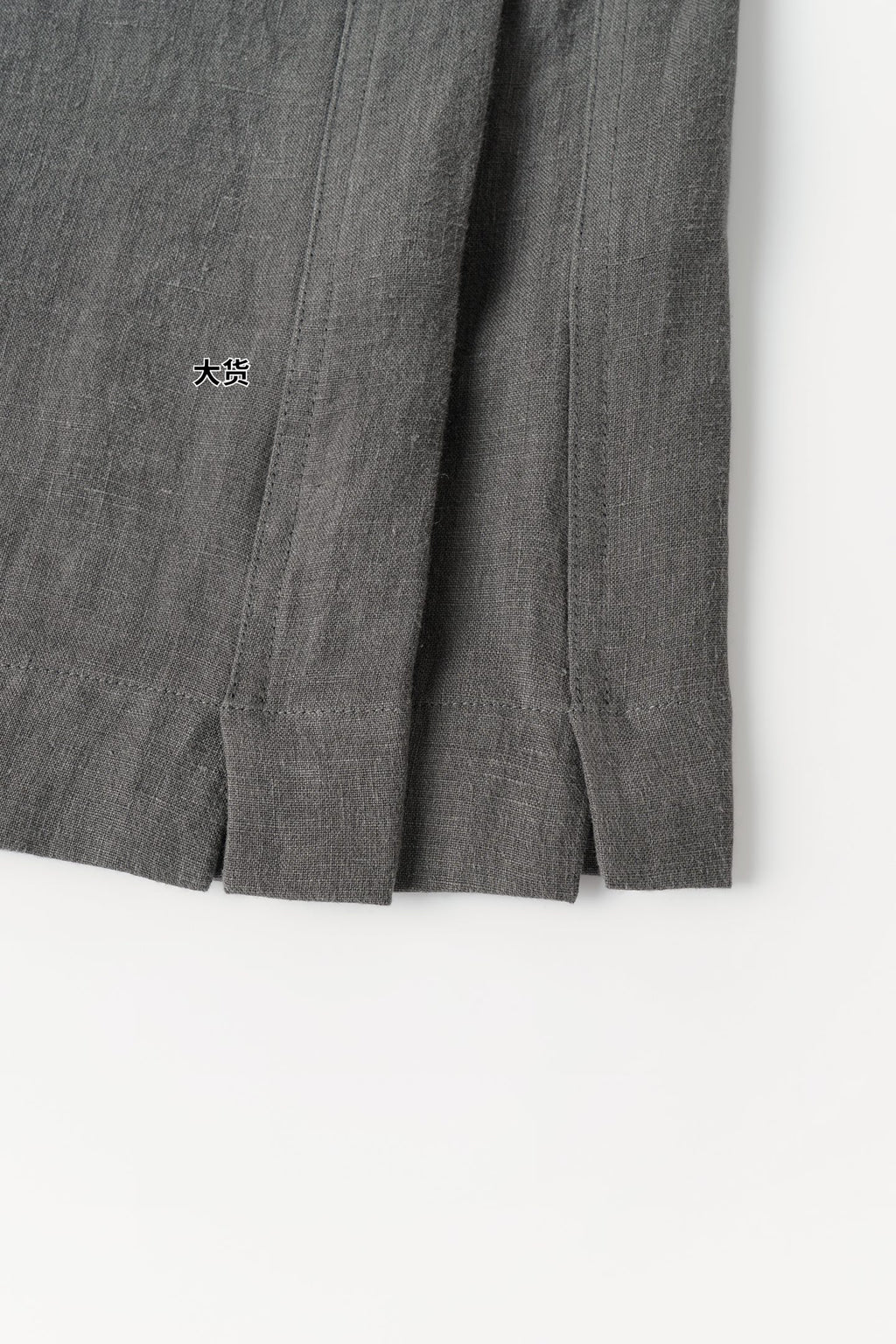 Brunello c Men’s Linen Easy Fit Shirt with Crête Details