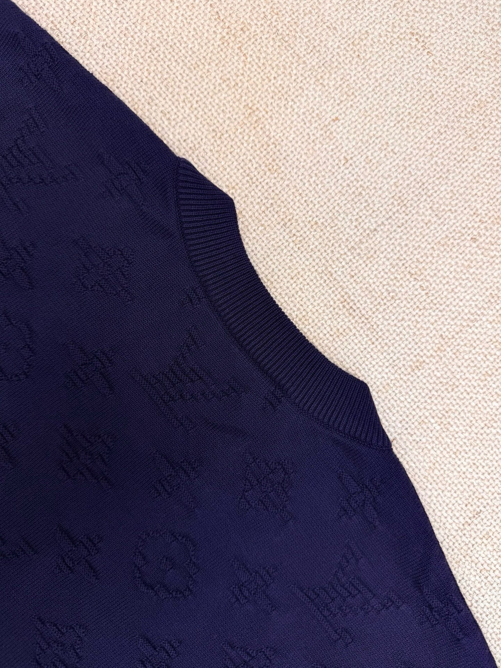 Falection LV Monogram Jacquard T-Shirt