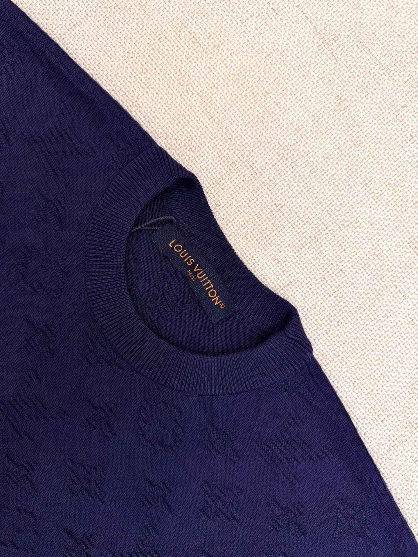 Falection LV Monogram Jacquard T-Shirt